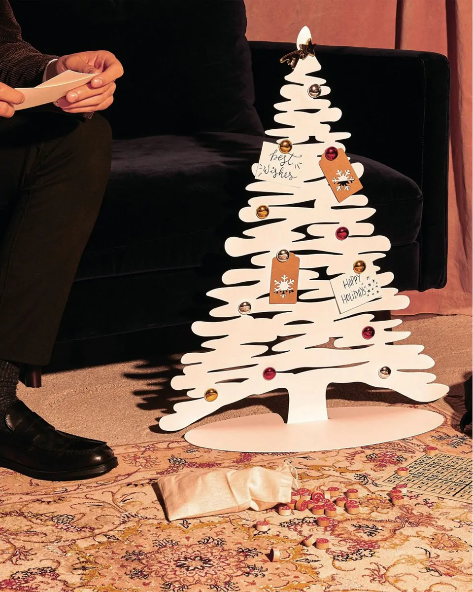 Bark white χριστουγεννιάτικο δέντρο 70cm. - Alessi - Image 2