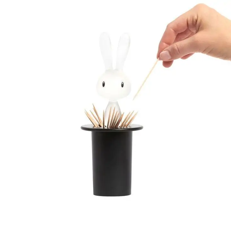 Magic Bunny θήκη για οδοντογλυφίδες - Alessi - Image 2