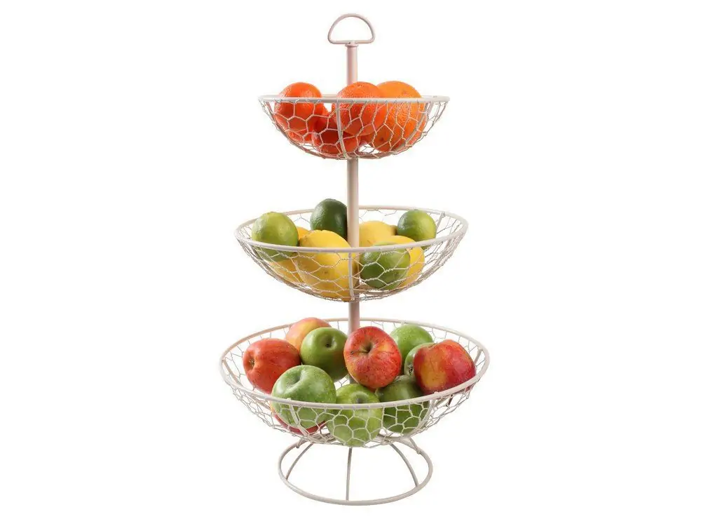 Provence cream φρουτιέρα τριώροφη - T&G - Image 2