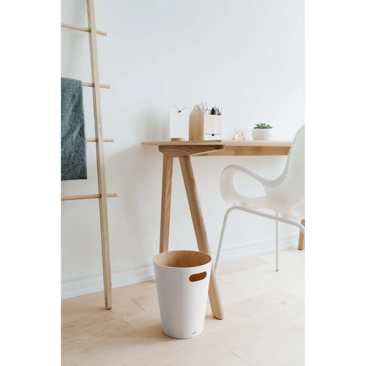 Woodrow white κάδος γραφείου - Umbra - Image 6