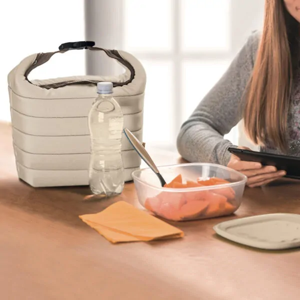 On the Go Handy beige ισοθερμική τσάντα small - Guzzini - Image 6