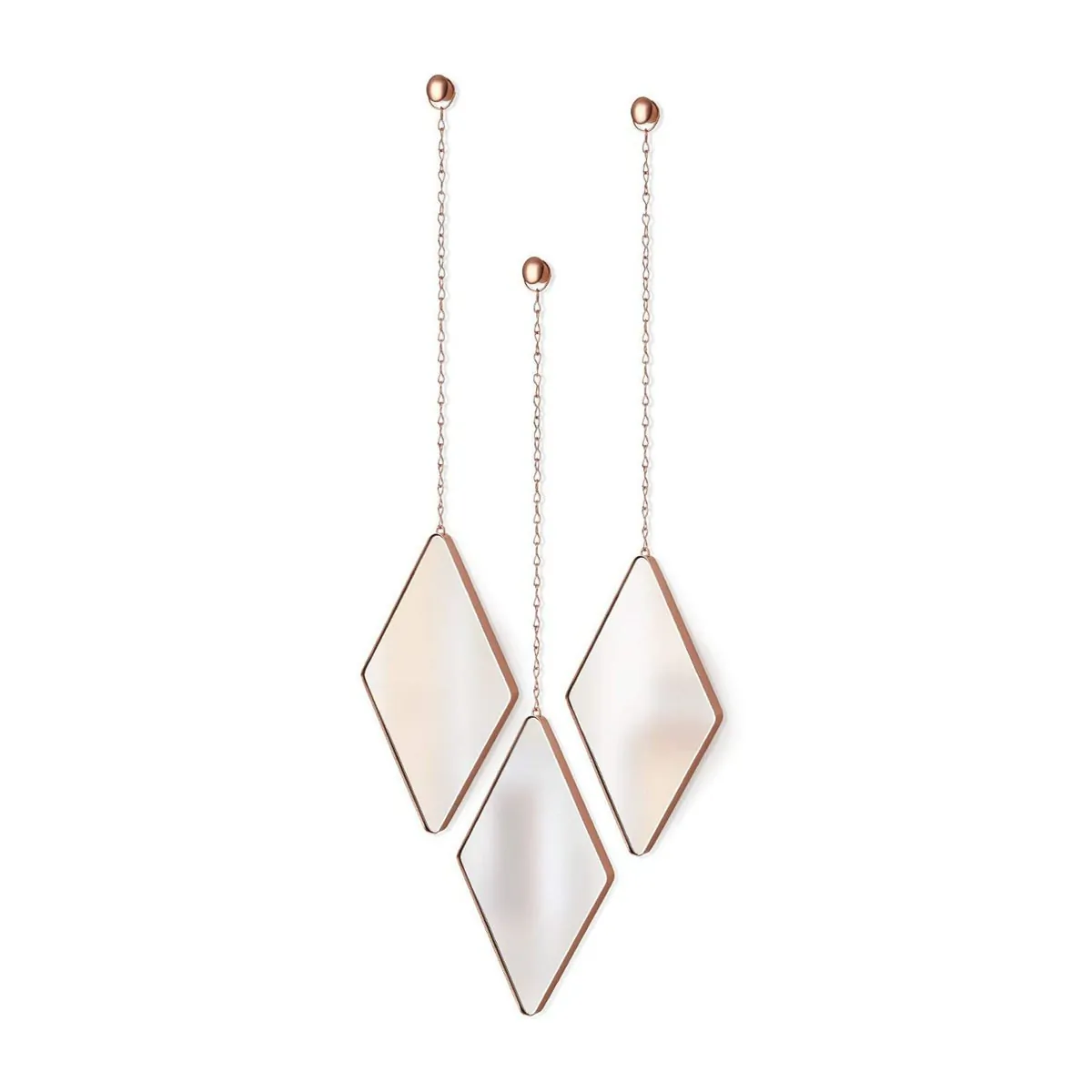 Dima copper καθρέπτες τοίχου σετ/3 – Umbra
