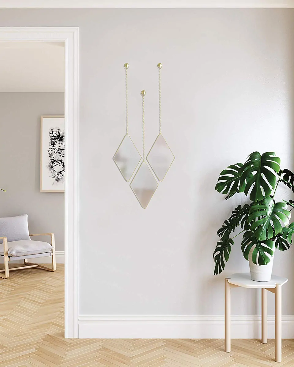 Dima brass καθρέπτες τοίχου σετ/3 – Umbra - Image 4