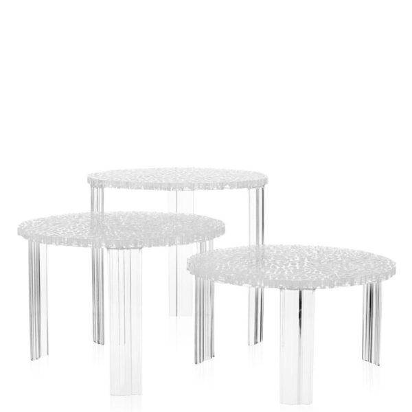 T-Table crystal τραπεζάκι 50x44cm - Kartell - Image 3