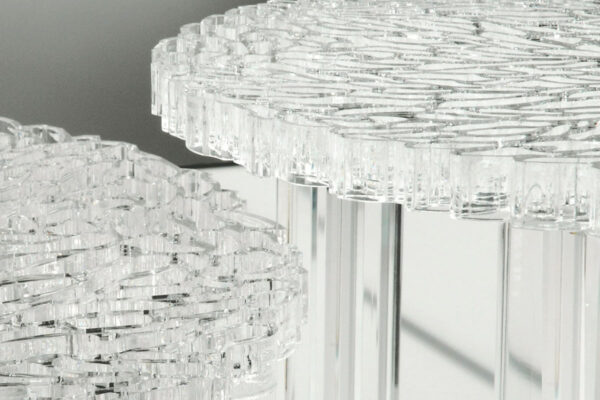 T-Table crystal τραπεζάκι 50x44cm - Kartell - Image 4