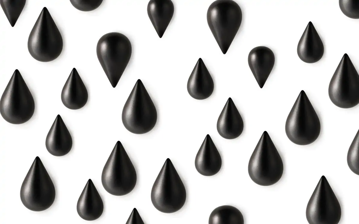 Dropit large black κρεμάστρα σετ/2 - Normann Copenhagen - Image 4