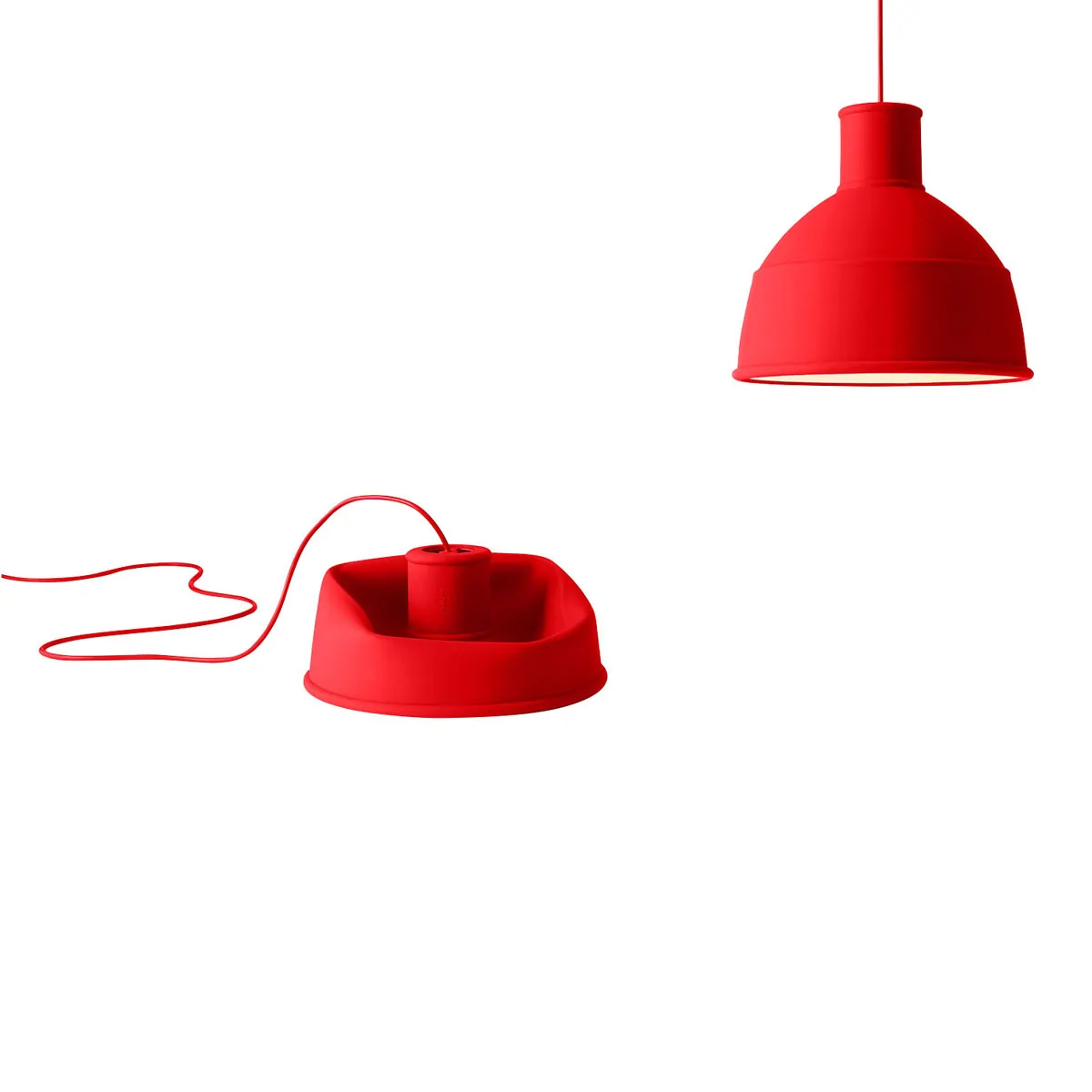 Unfold dusty red φωτιστικό - MUUTO - Image 3