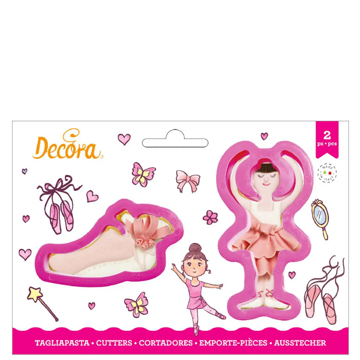 Κουπ-πατ "Dancer & Slipper" σετ/2 - Decora