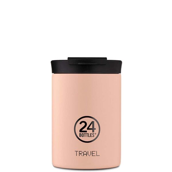 Travel Tumbler Dusty Pink ποτήρι θερμός 0,35lt. - 24Bottles