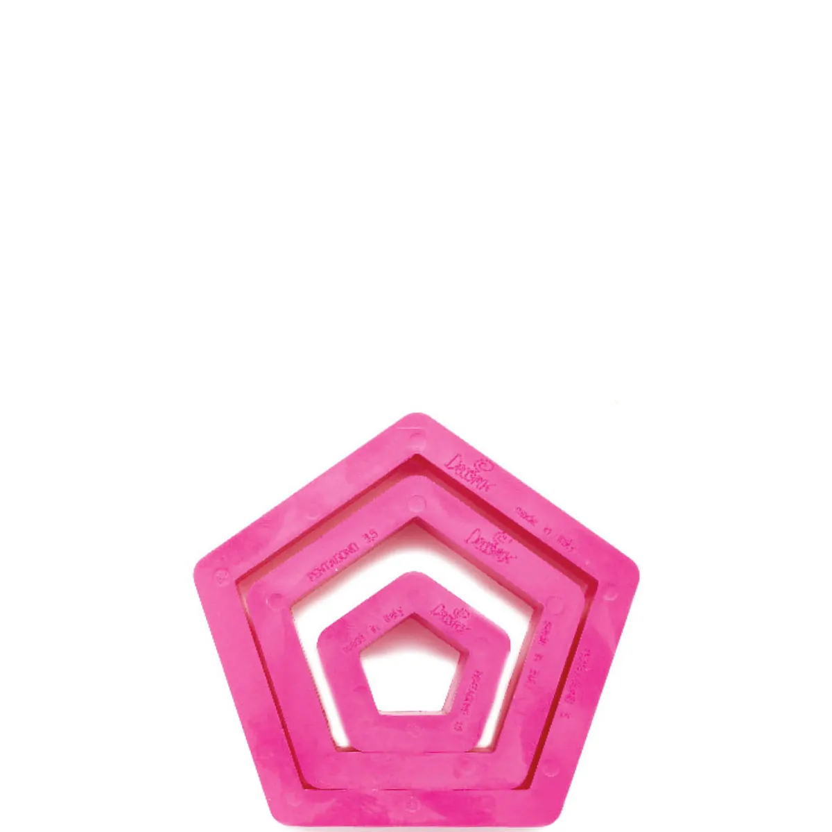 Κουπ-πατ "Πεντάγωνο" σετ/3 - Decora