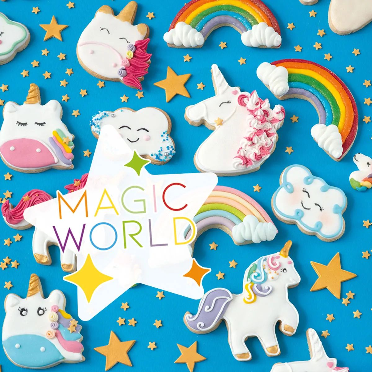 Κουπ-πατ "Rainbow & Cloud" σετ/2 - Decora - Image 4