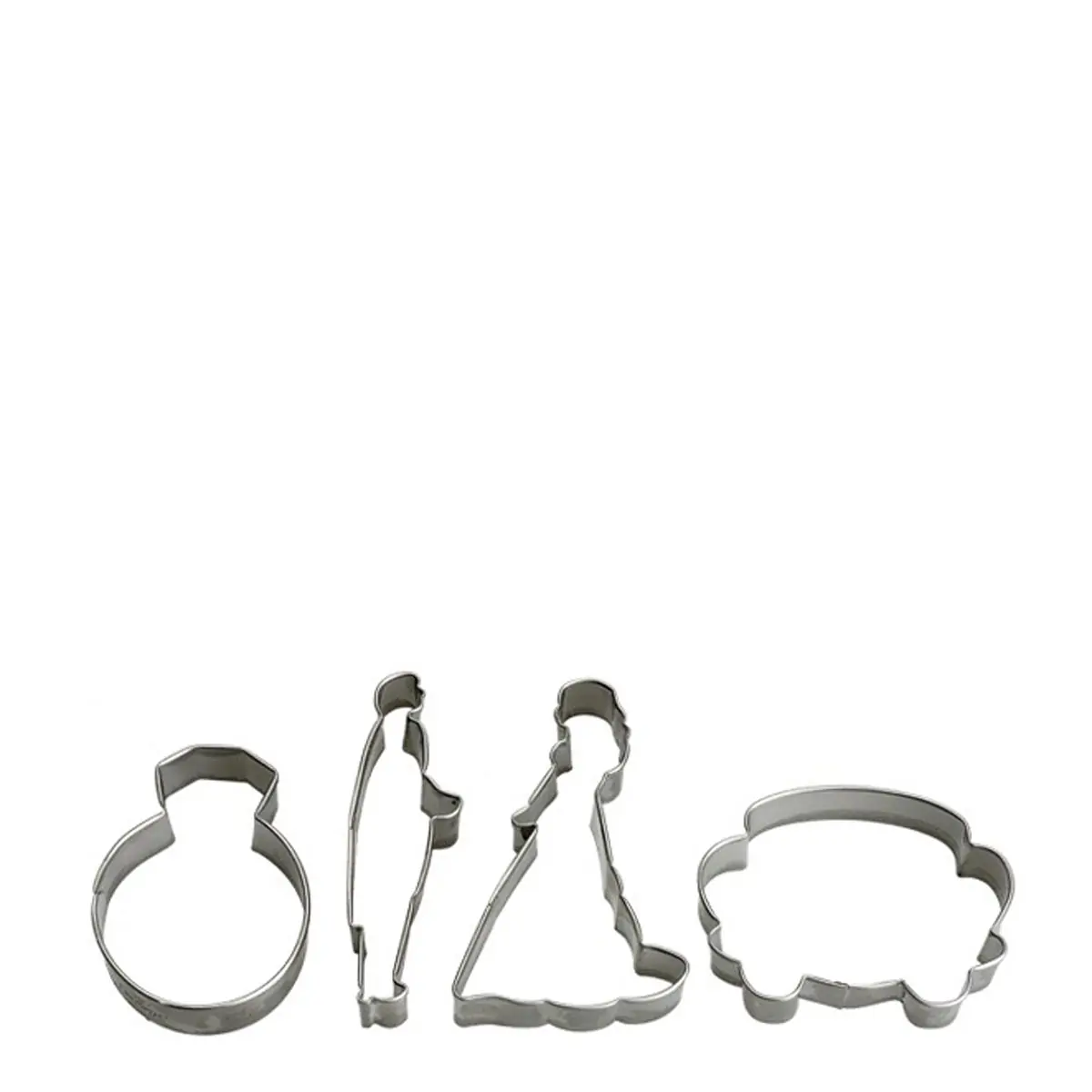 Κουπ-πατ "Wedding" σετ/4 - Decora