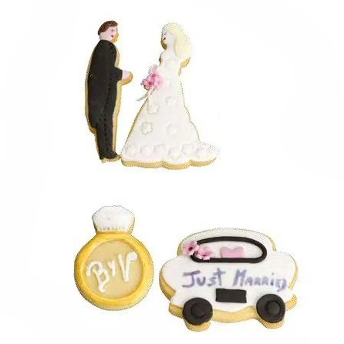 Κουπ-πατ "Wedding" σετ/4 - Decora - Image 2