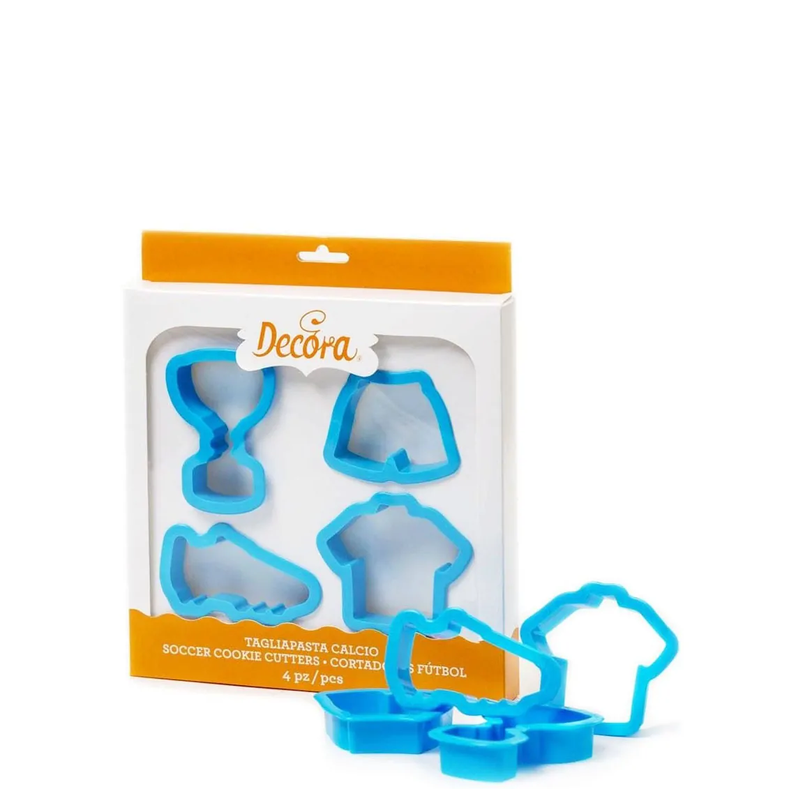 Κουπ-πατ "Soccer" σετ/4 - Decora