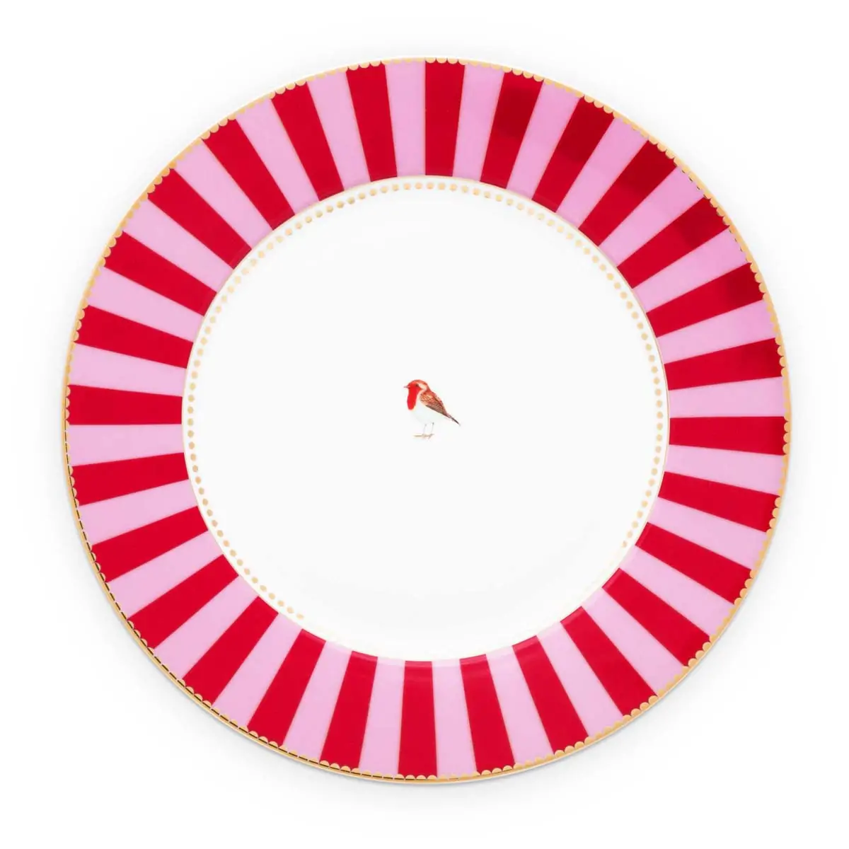 Love Birds red-pink πιάτο 26,5εκ. - PIP STUDIO