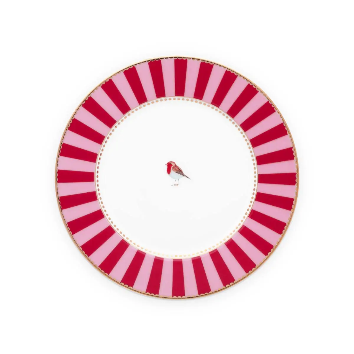Love Birds red-pink πιάτο 17εκ. - PIP STUDIO