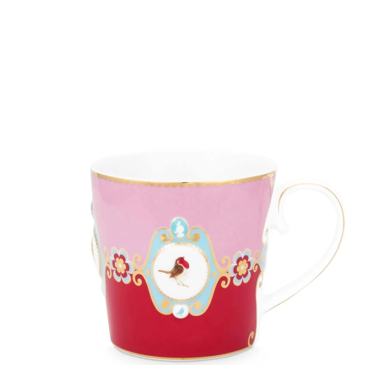 Love Birds red-pink κούπα - PIP STUDIO