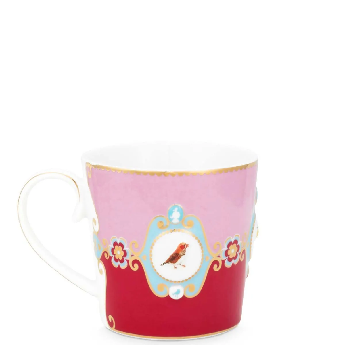 Love Birds red-pink κούπα - PIP STUDIO - Image 3