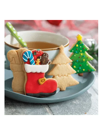 Κουπ-πατ χριστουγεννιάτικα "Cristmas Tree & Boot" σετ/2 - Decora - Image 3