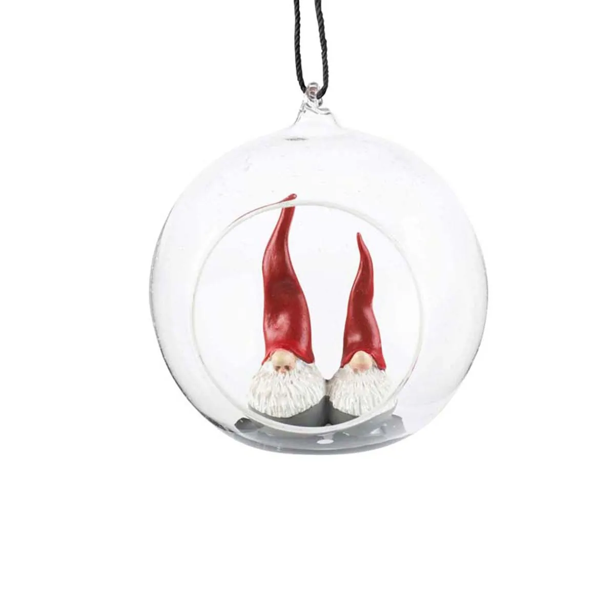 Διακοσμητικό στολίδι Santa Andersson κρεμαστή γυάλινη μπάλα 10,5εκ. - Nääsgränsgården