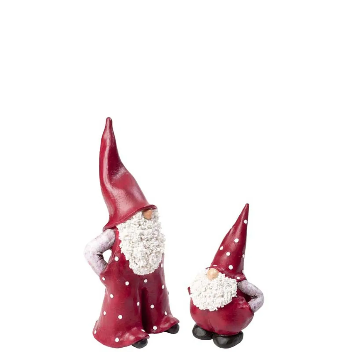 Διακοσμητικές φιγούρες Santa Elmer & Max σετ/2 17 & 11εκ.- Nääsgränsgården