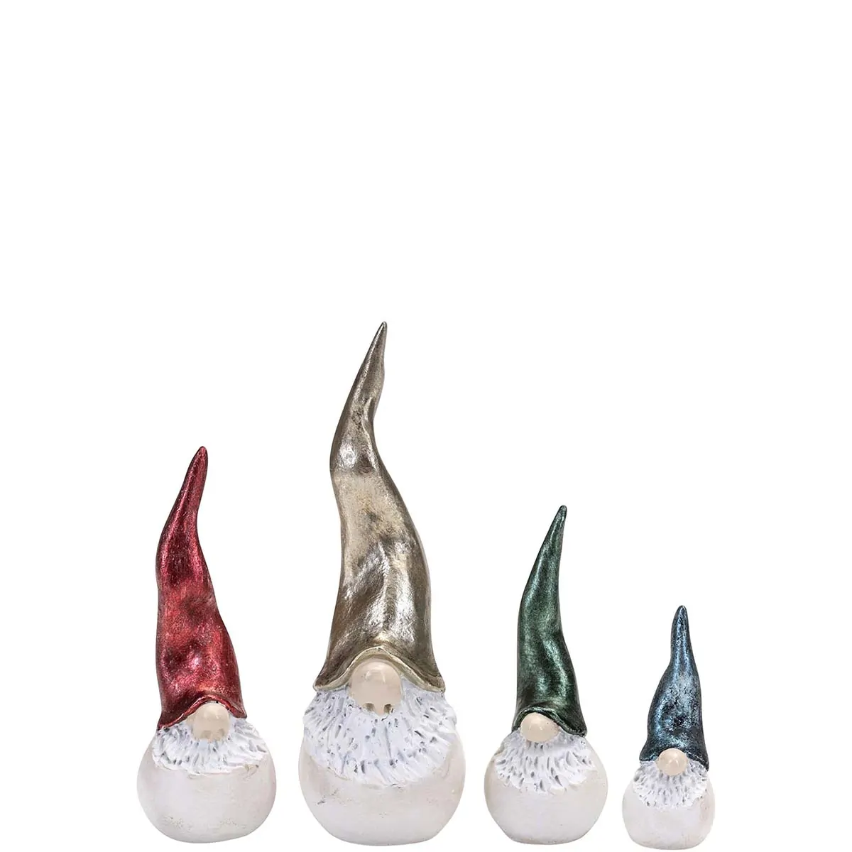 Διακoσμητικές φιγούρες Santa High Hat σετ/4 - Nääsgränsgården