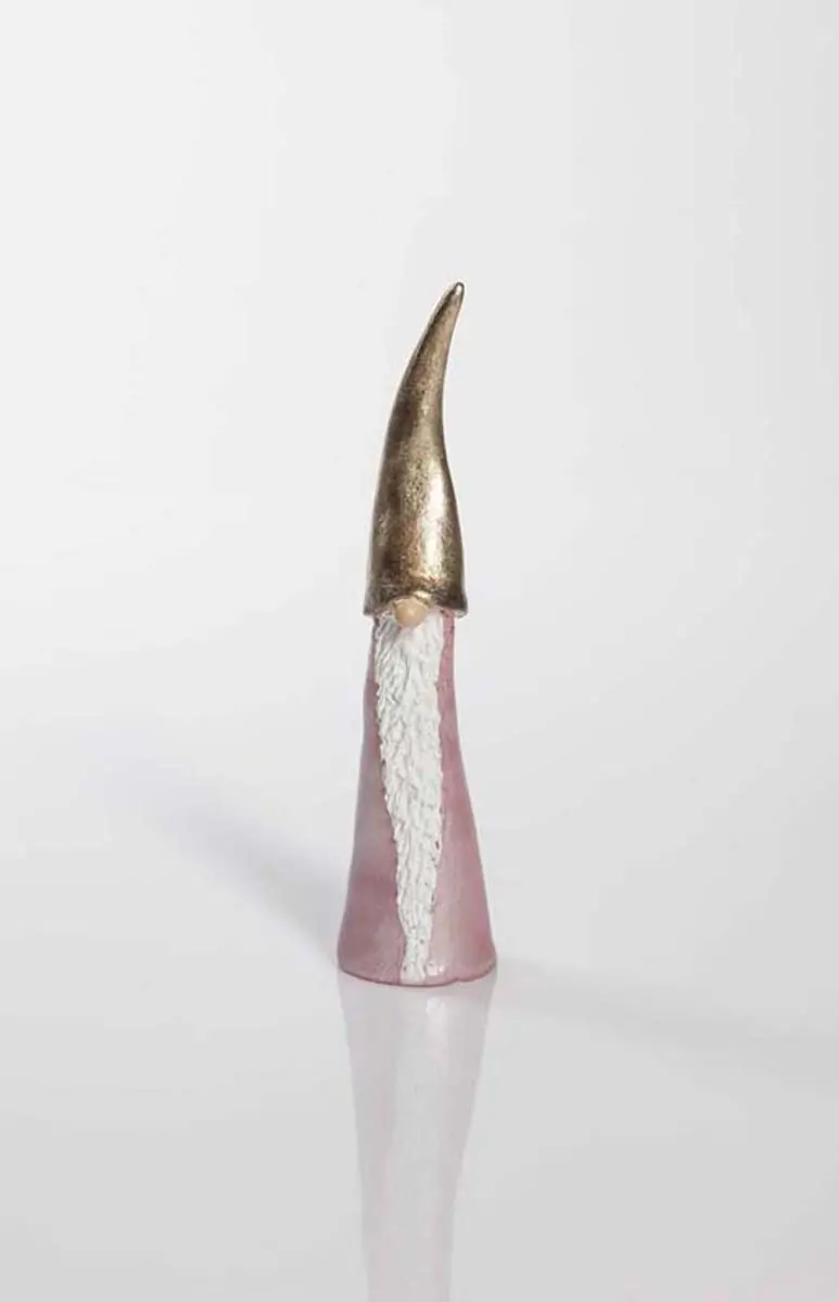 Santa Tomten pink διακοσμητική φιγούρα 21εκ. - Nääsgränsgården - Image 2