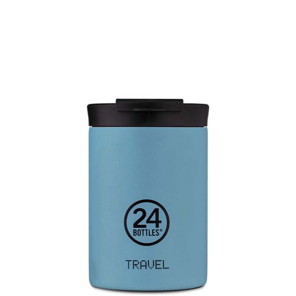 Travel Tumbler Powder Blue ποτήρι θερμός 0,35lt. - 24Bottles