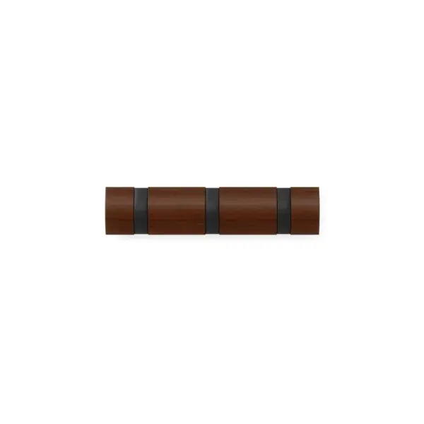 Flip 3 walnut κρεμάστρα τοίχου - UMBRA