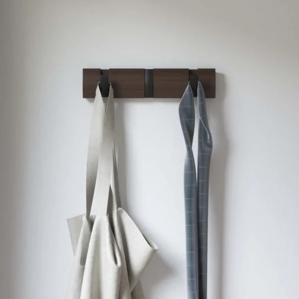 Flip 3 walnut κρεμάστρα τοίχου - UMBRA - Image 6