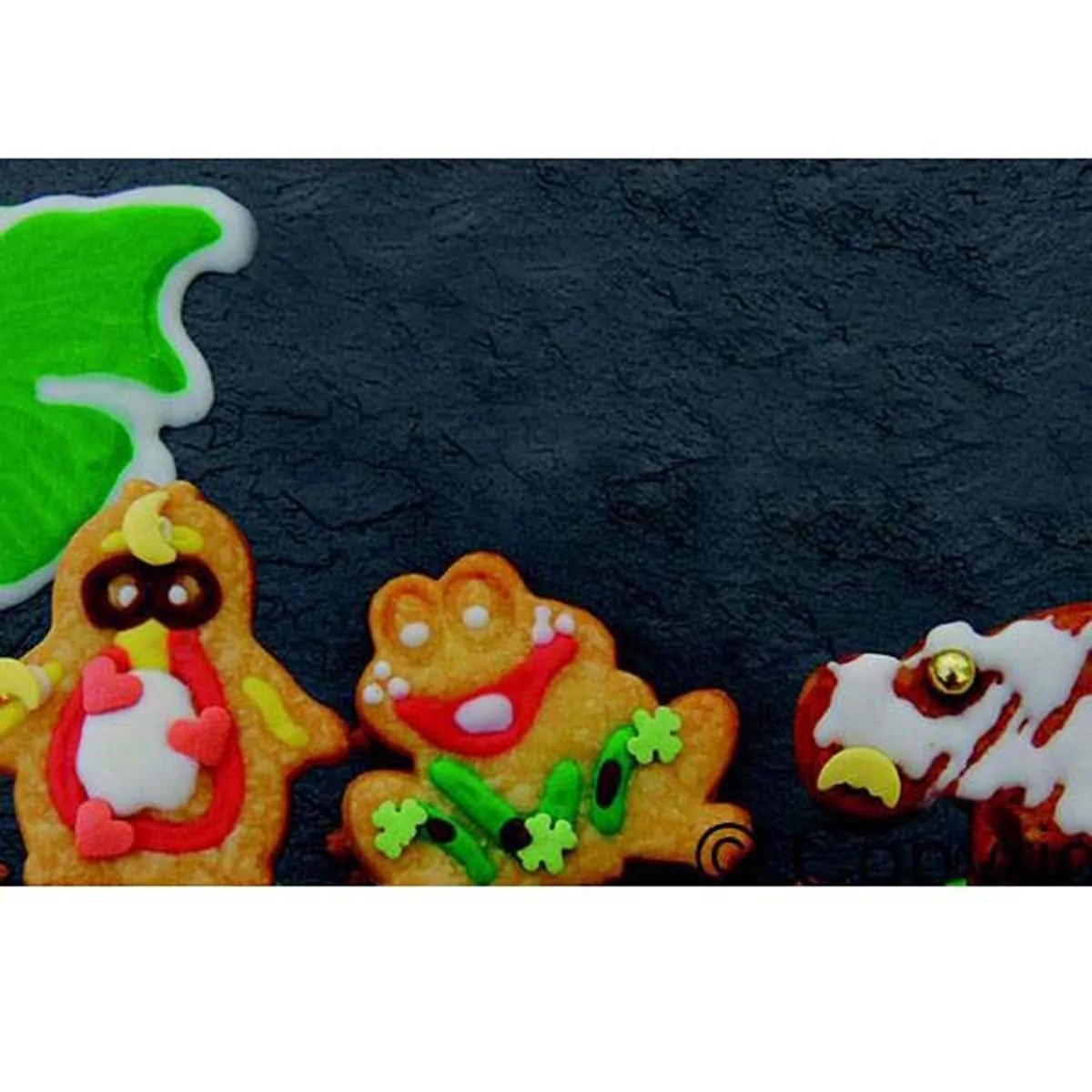 Κουπ-πατ "Funny Animals" σετ/4 - Silikomart - Image 4