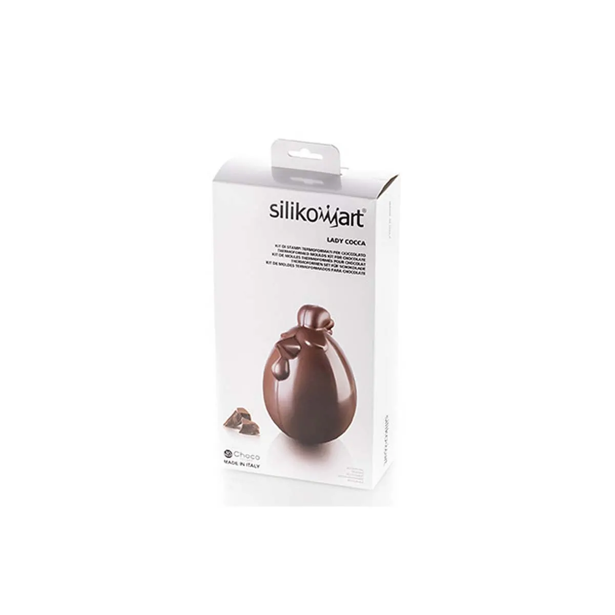 Καλούπι για σοκολατένιο αυγό "Lady Cocca" - Silikomart - Image 4