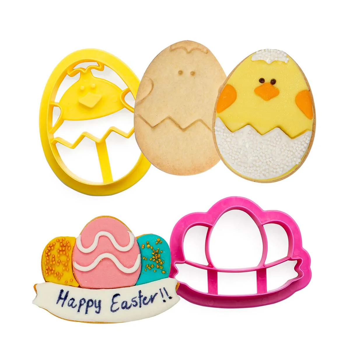 Κουπ-πατ πασχαλινά "Chick & Egg" σετ/2 - Decora - Image 2