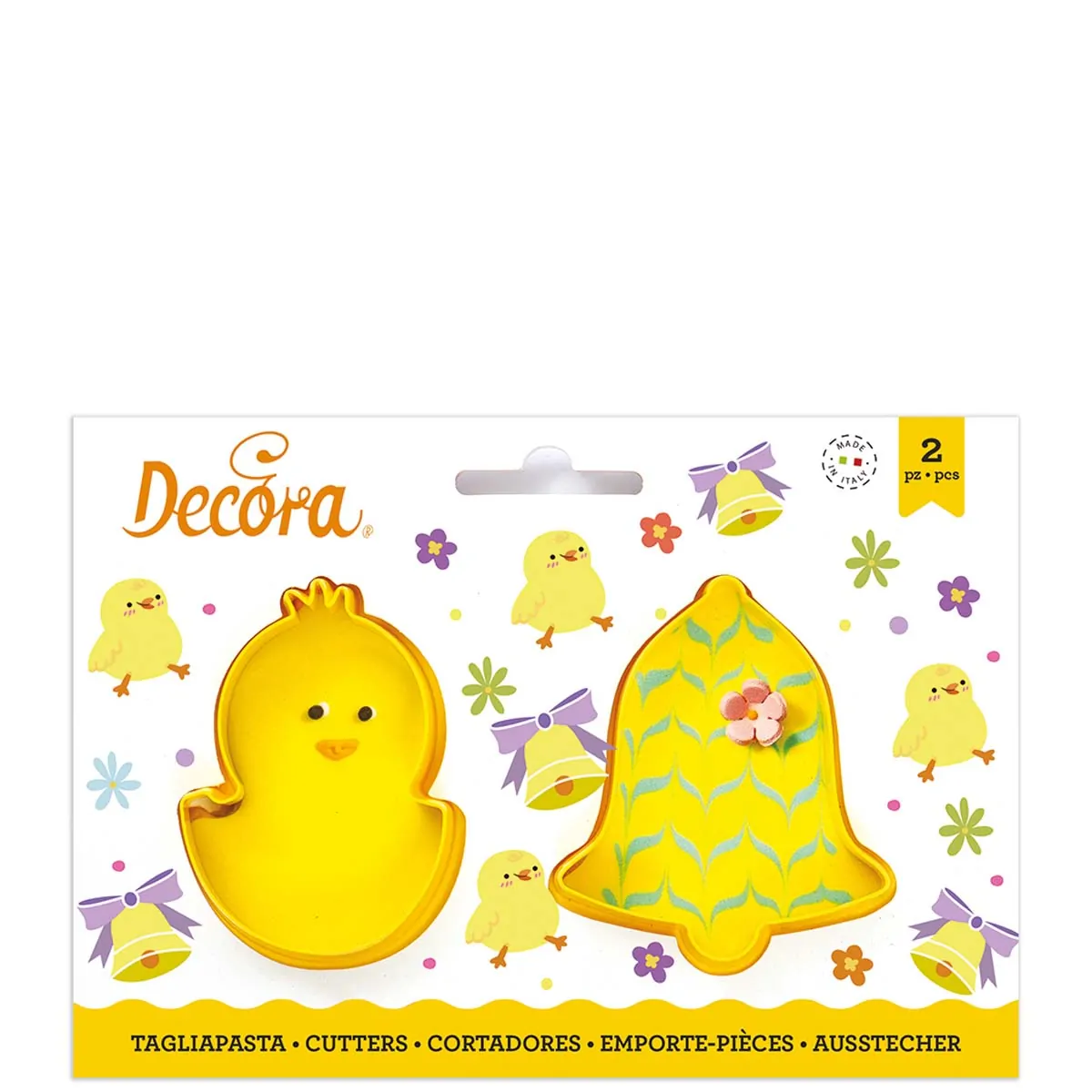 Κουπ-πατ πασχαλινά "Chick & Bell" σετ/2 - Decora