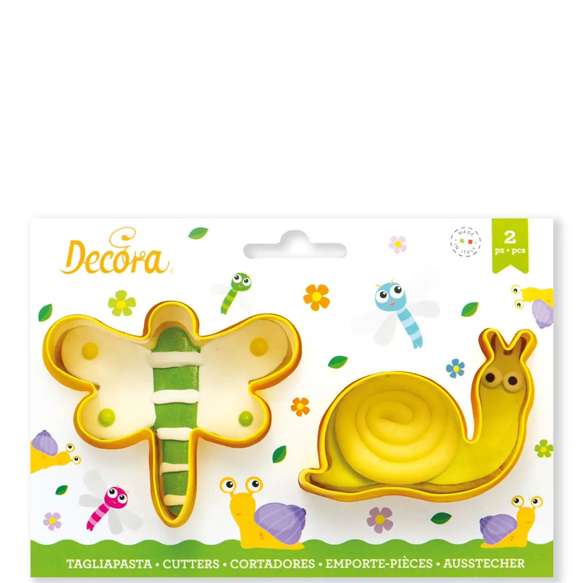 Κουπ-πατ "Dragonfly & Snail" σετ/2 - Decora