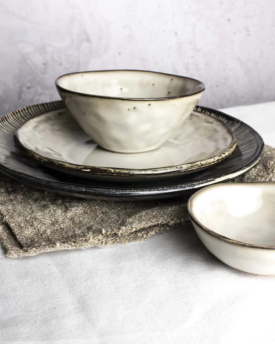 Organic cream πιάτο 21,5εκ. - Dutch Rose - Image 9