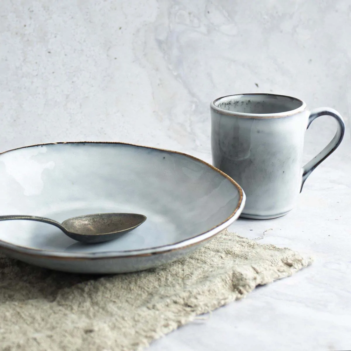 Organic cream πιάτο 21,5εκ. - Dutch Rose - Image 10