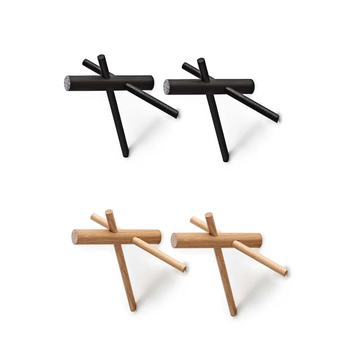 Sticks black κρεμάστρα σετ/2 - Normann Copenhagen - Image 5