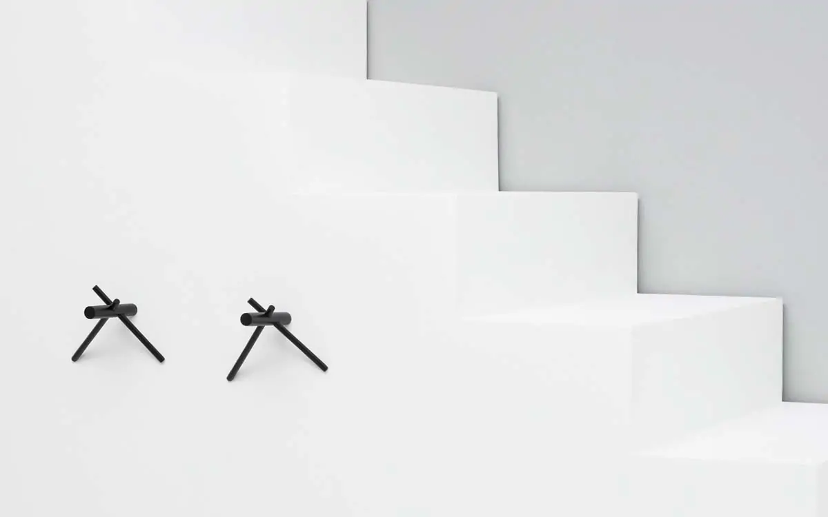 Sticks black κρεμάστρα σετ/2 - Normann Copenhagen - Image 8