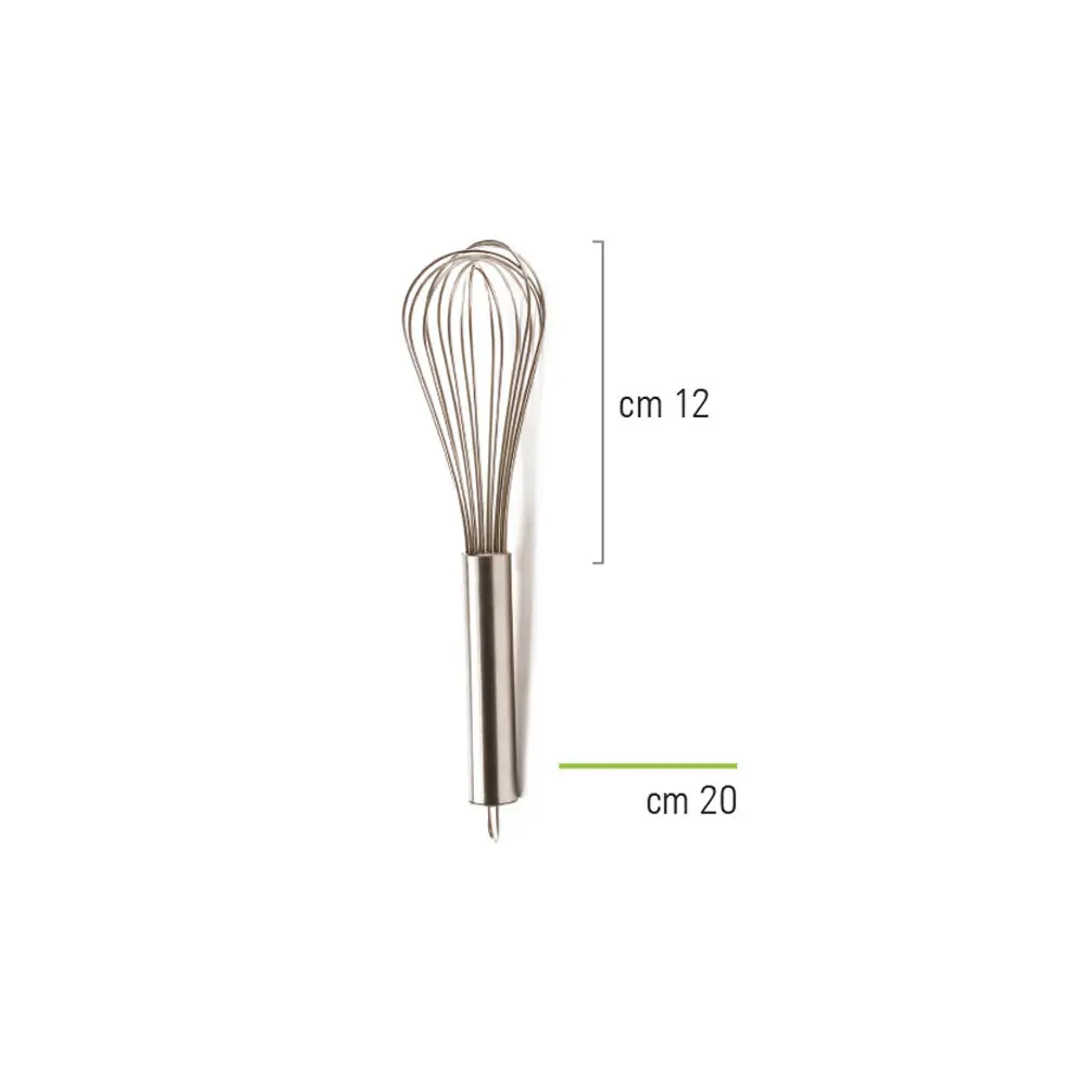 Αναδευτήρας-αυγοδάρτης ανοξείδωτος 20cm. - Decora