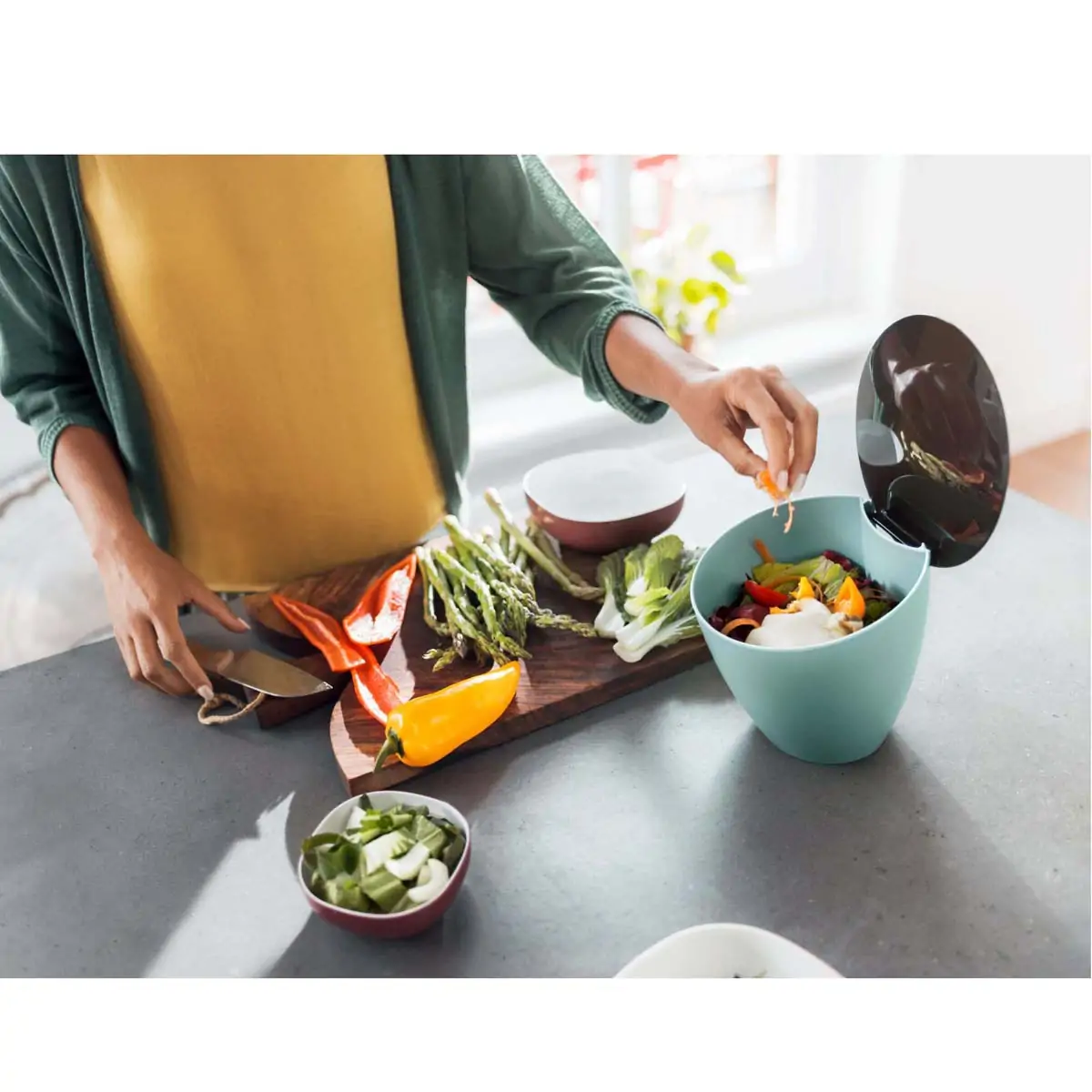 Calypso κάδος επιτραπέζιος nordic black 2,2lt. - Mepal - Image 2