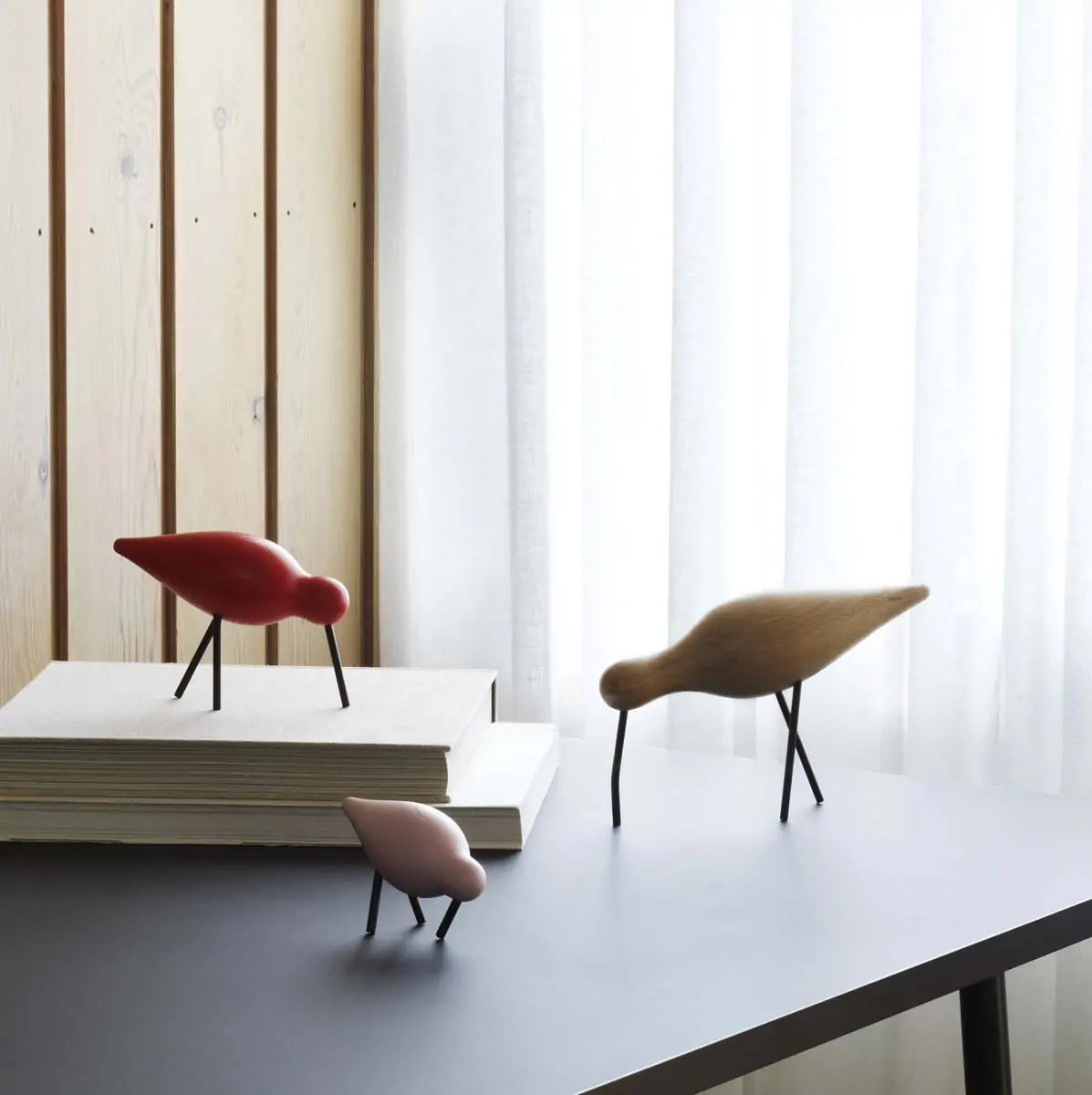 Shorebird walnut-brass διακοσμητικό - Normann Copenhagen - Image 6