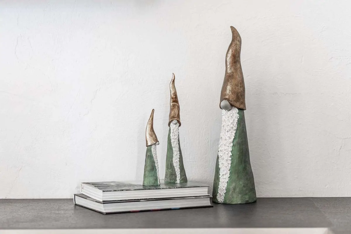 Santa Tomten green διακοσμητική φιγούρα 40εκ. - Nääsgränsgården - Image 2