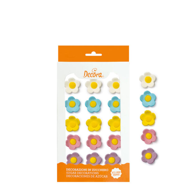 Ζαχαρωτά “Medium Flowers” 15τεμ. – Decora