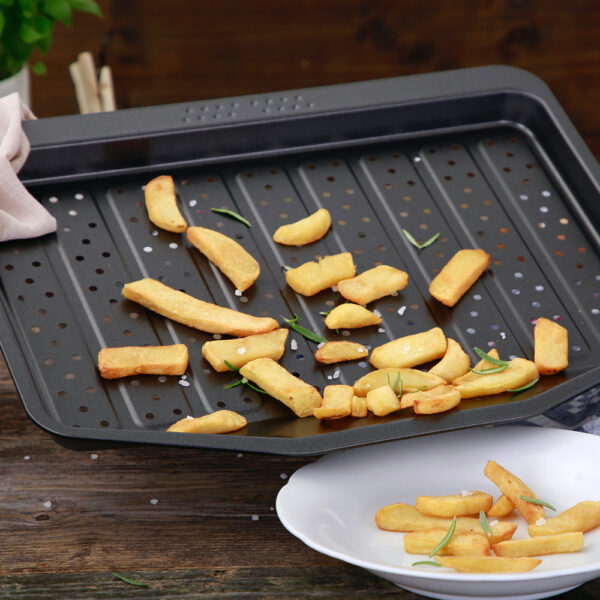 Ταψί αντικολλητικό "Crisp&Fry" Bake&Cook 41cm. x 31,5cm. - Decora - Image 3