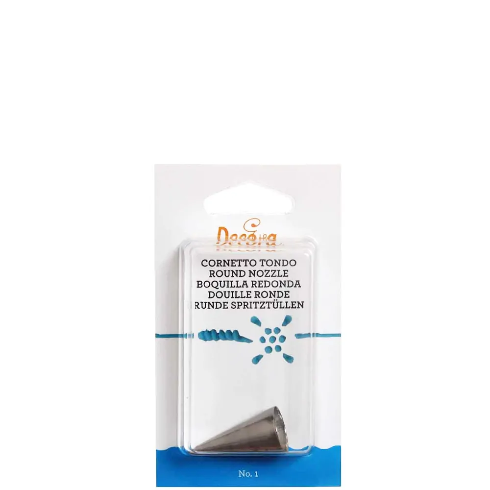 Μύτη για κορνέ "Round" No3 - Decora - Image 2