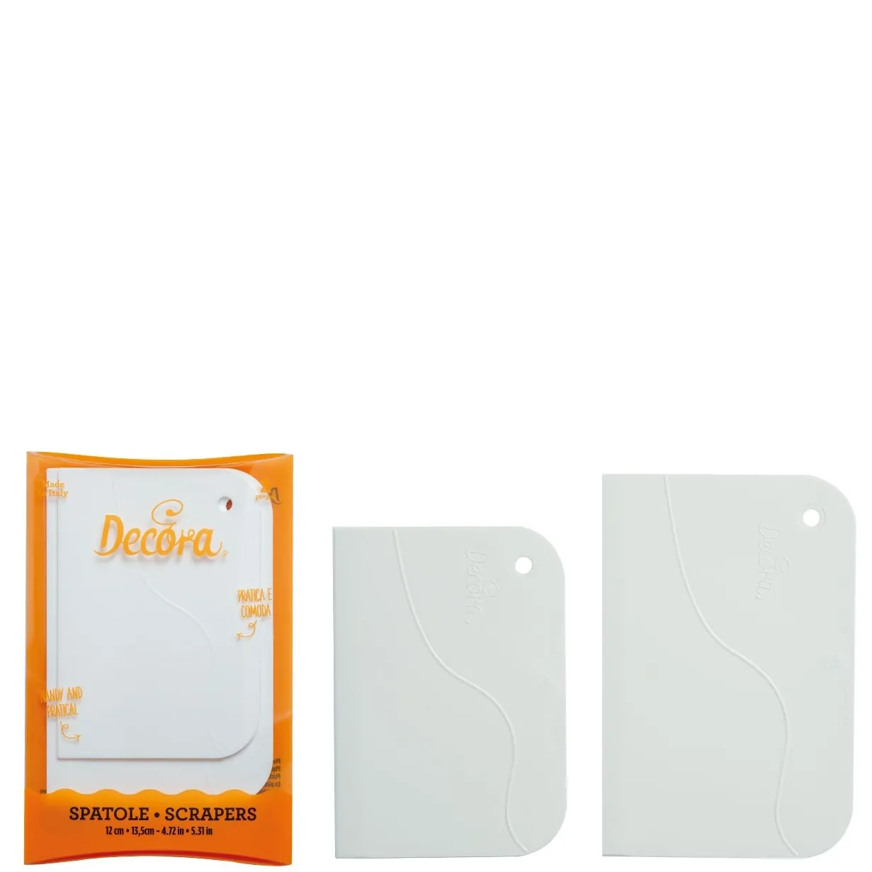 Σπάτουλα λείανσης ζαχ/κης σετ/2 - Decora