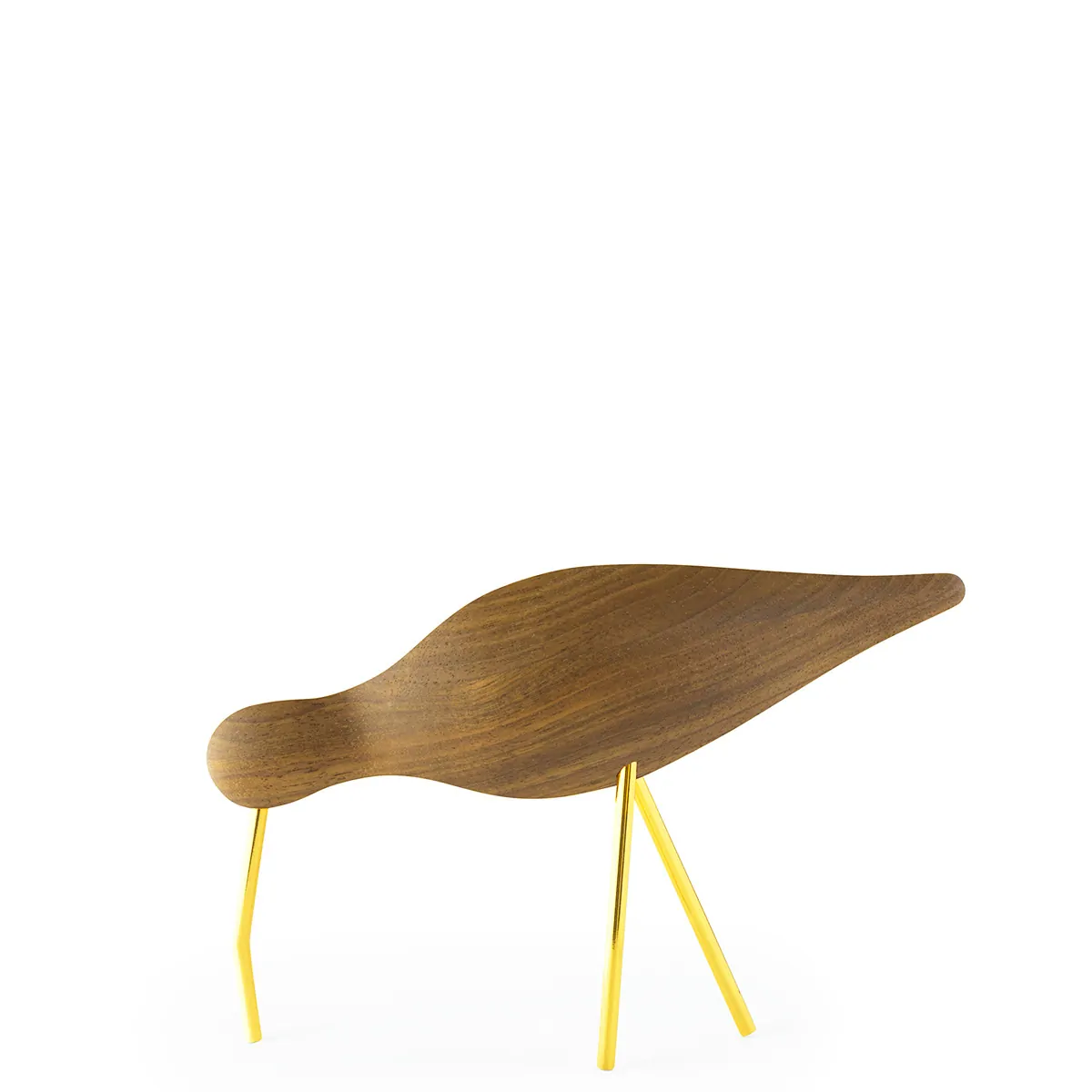 Shorebird walnut-brass διακοσμητικό - Normann Copenhagen