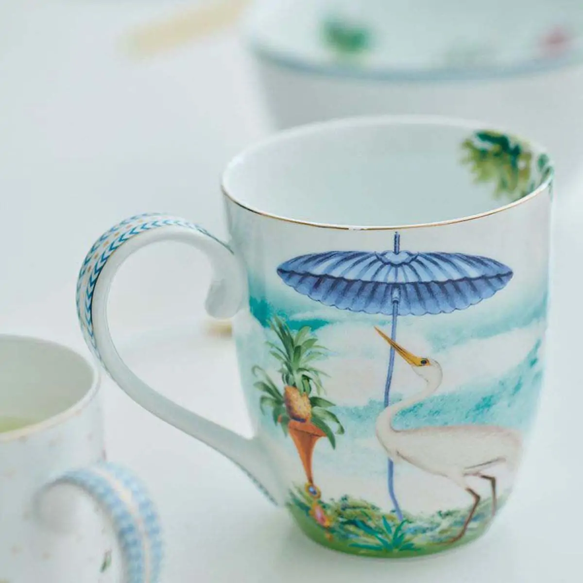 Jolie Heron green κούπα XL 450ml. σετ/2 - Pip Studio - Image 3