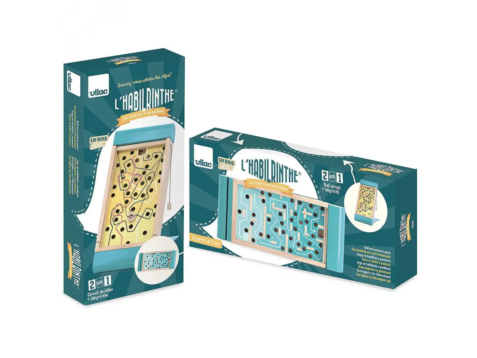 Ξύλινο επιτραπέζιο 2 όψεων "Λαβύρινθος" - Vilac